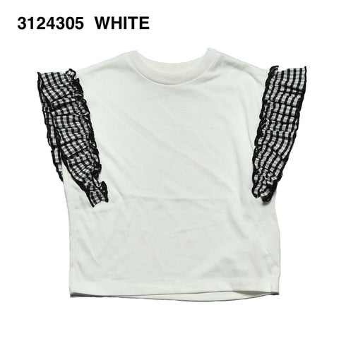 【130/140/150cm】フリルTシャツ3124305j【NEWO/ネオ】